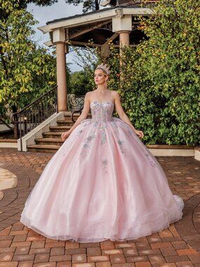 NEW BLUSH Evening Gown Floor Length Formal Elegant Stunning 1848